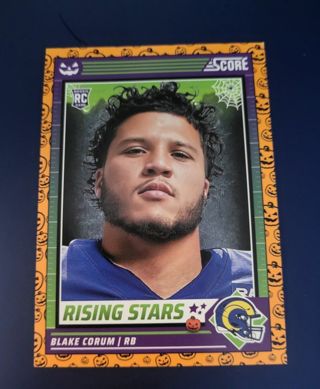 2024 Score Halloween Blake Corum rookie card Los Angeles Rams