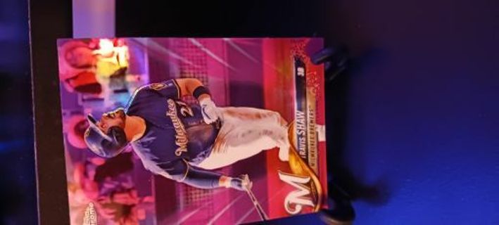 2018 Travis Shaw Chrome Refractor Card