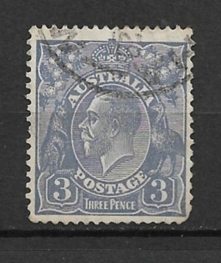 1928 Australia Sc72 3p King George used