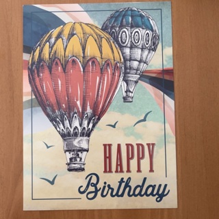 Balloons Birthday Card 