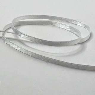 White Satin 1/8” Wide Ribbon 