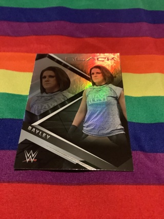 WWE 2022 Panini Chronicles Black Collectible Wrestling Card #212 Bayley Silver