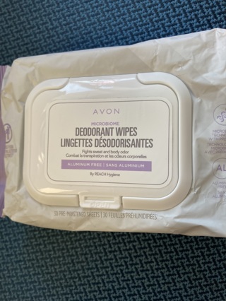 Avon Deodorant Wipes (New #2)