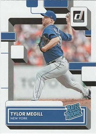 2022 Donruss Tylor Megill New York Mets RC #60!