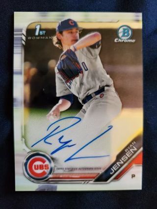 2019 Bowman Draft Chrome Autograph Ryan Jensen