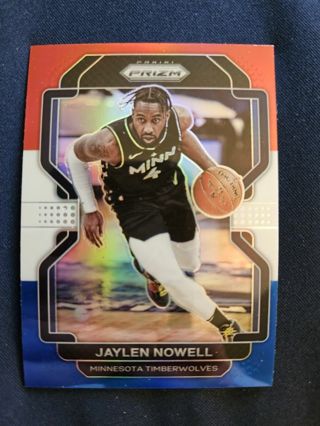 2021-22 Panini Prizm Red/White/Blue Jaylen Nowell