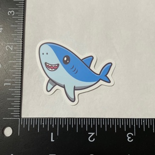 Baby shark Kawaii large sticker decal NEW 