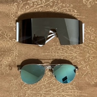 Two Pair Of Sunglasses Unisex