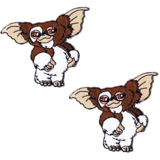 2 THE GREMLINS MOVIE GIZMO PATCHES IRON ON BADGE S