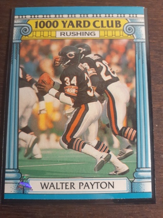 1987 Topps 1000 Yard Club Walter Payton Chicago Bears 