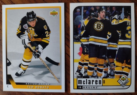 2 card Boston Bruins lot