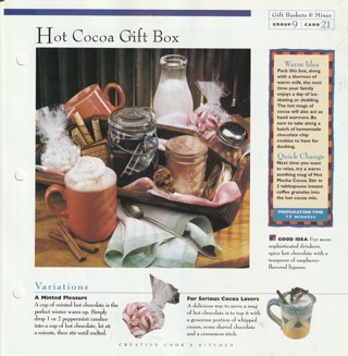 Making Gift Baskets and Mixes Leaflet: Hot Cocoa Gift Box