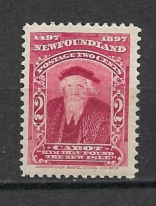 1897 Newfoundland Sc62 John Cabot MH