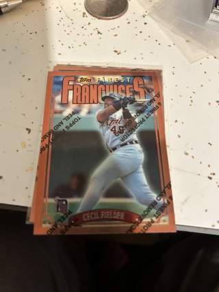 1996 topps finest cecil fielder