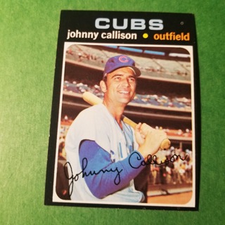 1971 Topps Vintage Baseball Card # 12 - JOHNNY CALLISON - CUBS - NRMT/MT