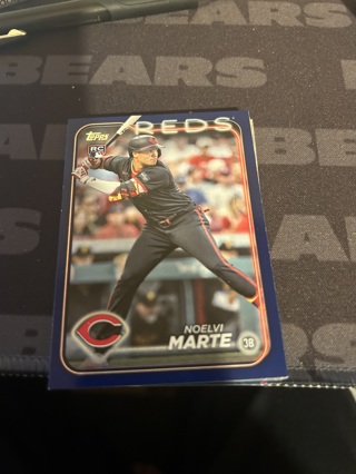 2024 topps royal blue rc noelvi marte