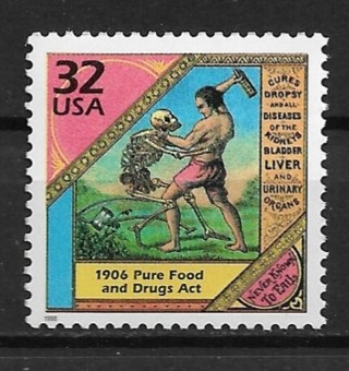 1998 Sc3182f Celebrate the Century: 1900's Pure Food Act MNH