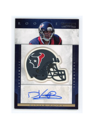 DeVier Posey 2012 Panini Prominence Rookie Team Helmet Autographs #218 /200