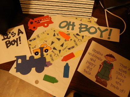 BOY Scrapbook Embellishments