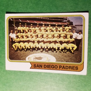 1974 - TOPPS BASEBALL CARD NO. 226 - SAN DIEGO TEAM - PADRES