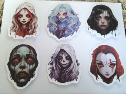 6 - "DEVIL DAMES" STICKERS