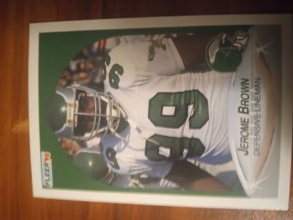 Jerome Brown 1990 Fleer Philadelphia Eagles