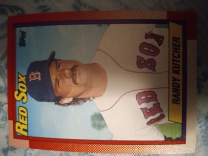 Randy Kutcher 1990 Topps Boston Red Sox