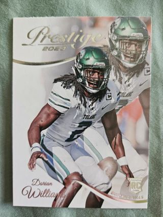 2023 Panini Prestige Rookie Dorian Williams