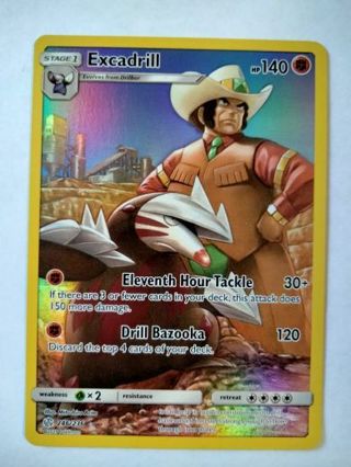 Excadrill 246/236 secret rare holo pokemon