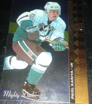 SP-91 Paul Kariya - Anaheim Mighty Ducks - 1994-95 Upper Deck Hockey - SP