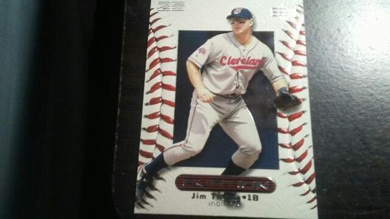 2000 UPPER DECK OVATION JIM THOME CLEVELAND INDIANS BASEBALL CARD# 29