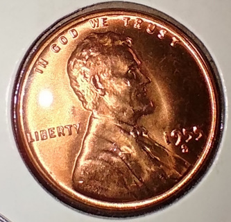 COIN BEAUTIFUL BU CONDITION 1055 S WITH ERRORS RED PENNY SEE PHOTOS FANTASTIC.