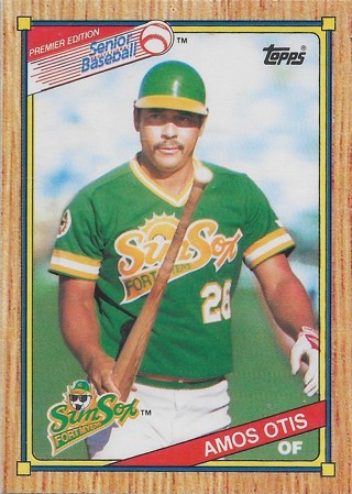 1989-90 Topps Senior League #81 Amos Otis