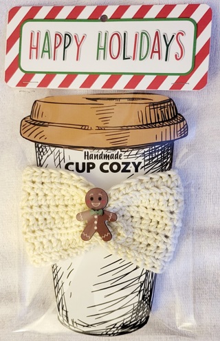 CROCHET TWISTED COFFEE COZY**HALLOWEEN/FALL