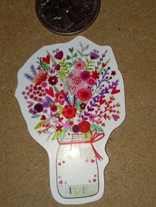 Flower Cute nice vinyl sticker no refunds regular mail only Very nice quality!