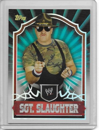 2011 Topps WWF/WWE SGT.Slaughter Card #89 