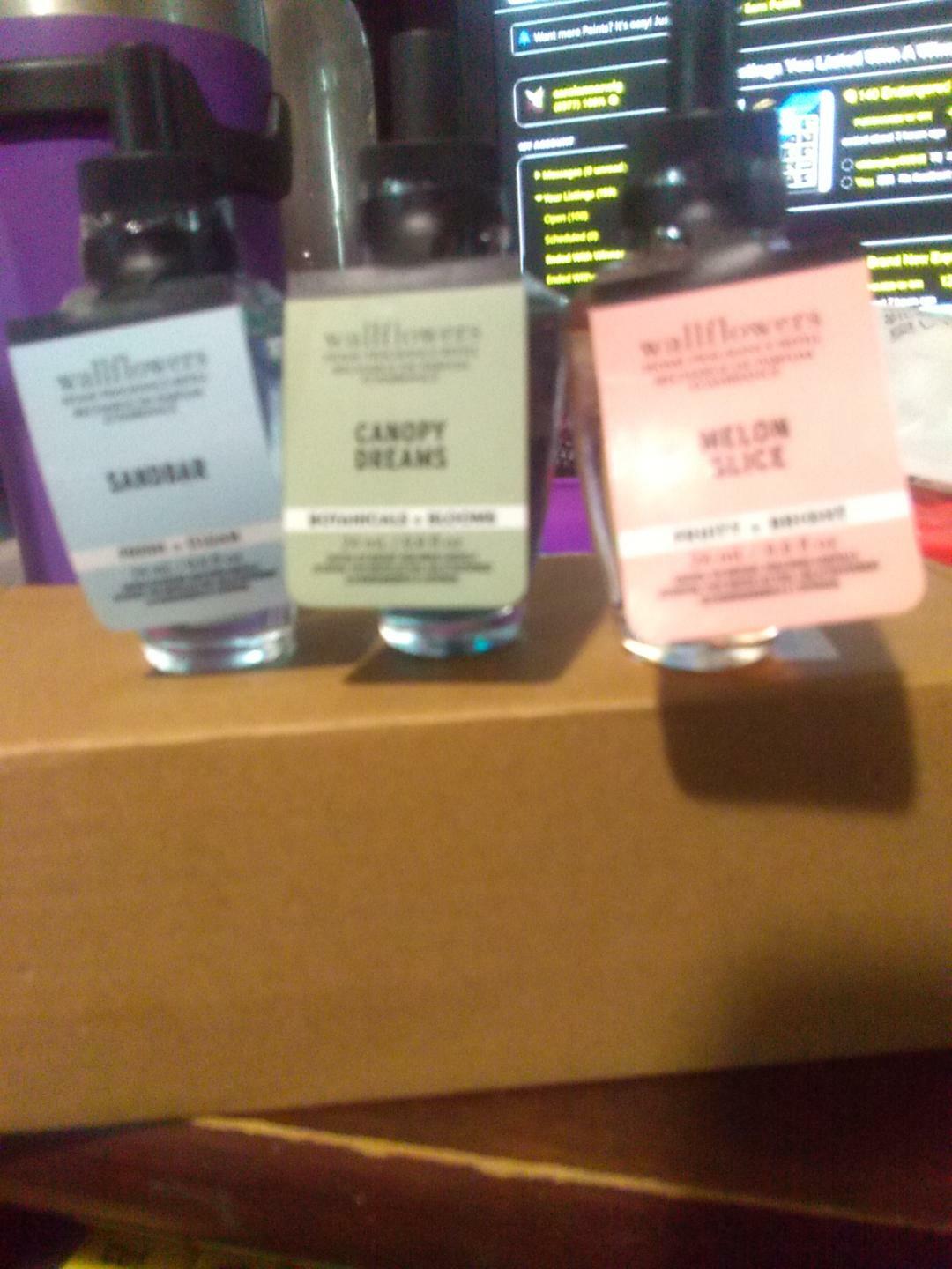 Free: Set Of 3 Bath And Body Wallflower Refills