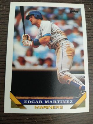 Edgar Martinez Mariners Topps 1993