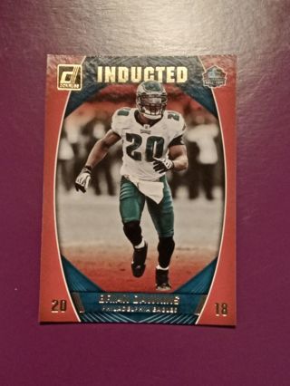 Philadelphia Eagles Brian Dawkins Inducted HOF Insert Football Card