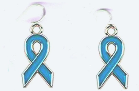 Prostate Cancer Awareness Ribbon Earrings #1 (PLEASE READ DESCRIPTION) 