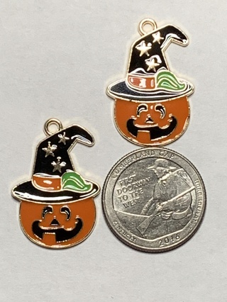 ⚰HALLOWEEN CHARMS~#3~SET OF 2 CHARMS~SET 5~FREE SHIPPING⚰  