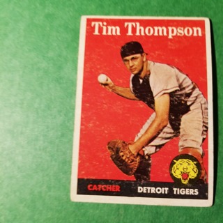 1958 - TOPPS BASEBALL CARD NO. 57 - TIM THOMPSON  - TIGERS