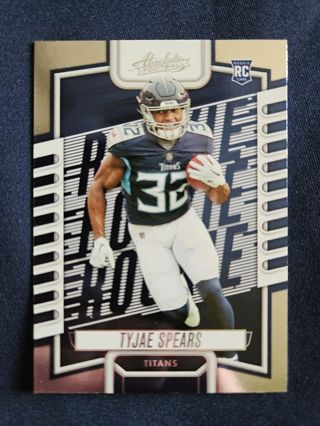 2023 Panini Absolute Rookie Tyjae Spears