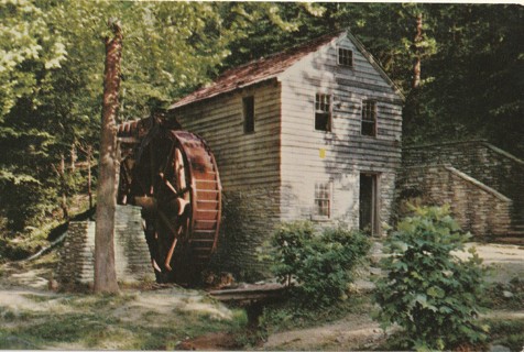 Vintage Unused Postcard: h: Old Grist Mill near Norris Dam, TN