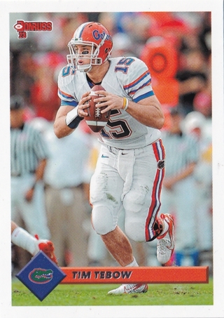 2023 Tim Tebow Donruss Panini Denver Broncos 