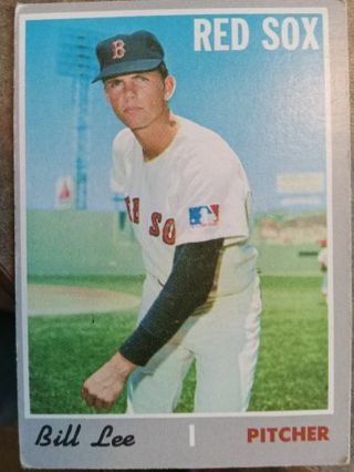 1970 T.C.G. BILL LEE. BOSTON RED SOX BASEBALL CARD# 279