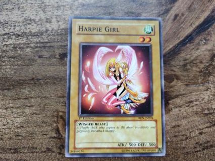 Yu-Gi-Oh Card Harpie Girl 1st Edition non holo