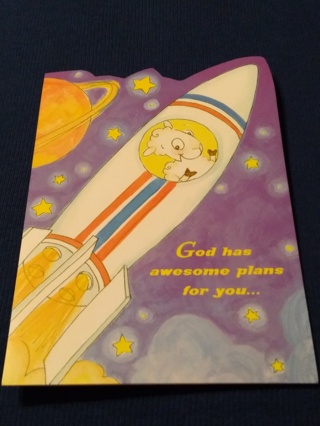 Kid Happy Birthday Card - Rocket