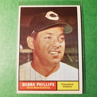 1961 - TOPPS BASEBALL CARD NO. 101 - BUBBA PHILLIPS - INDIANS