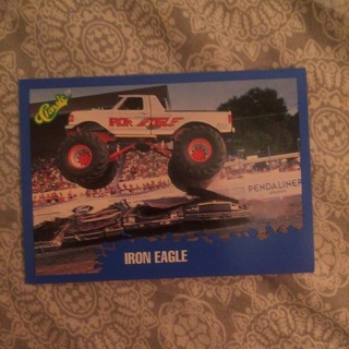 1990 Classic Monster Truck card - IRON EAGLE - Card # 88
